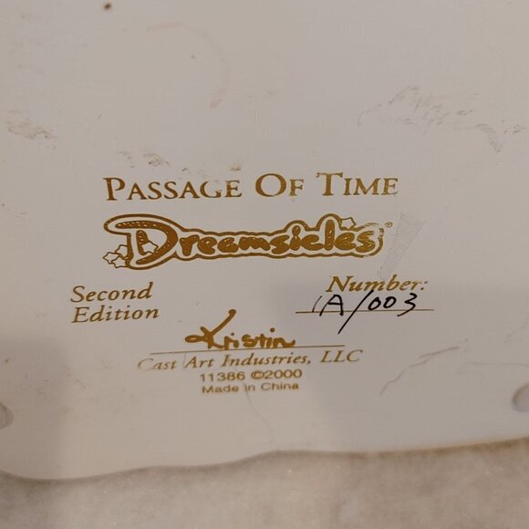 Vintage Dreamsicles Millenium Edition "Passage of Time" by Cast Art Industries - Picture 3 of 10